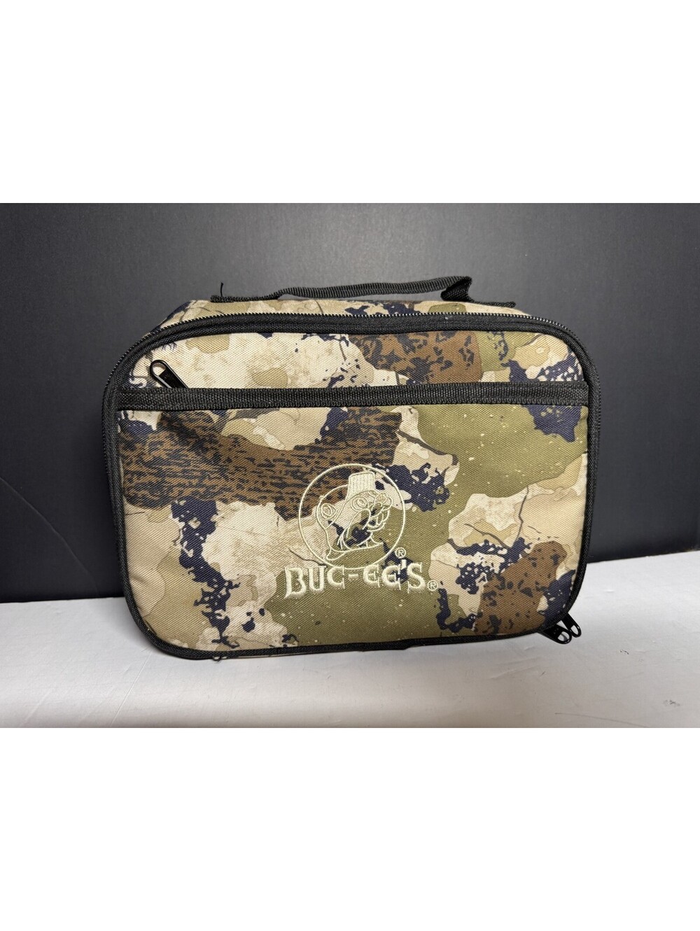 Buc-ee's Kids Insulated Lunch Box Bag - Camo Top Handle Zip Up